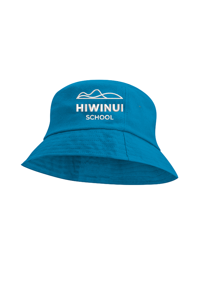 Hiwinui School Bucket Hat Light Blue