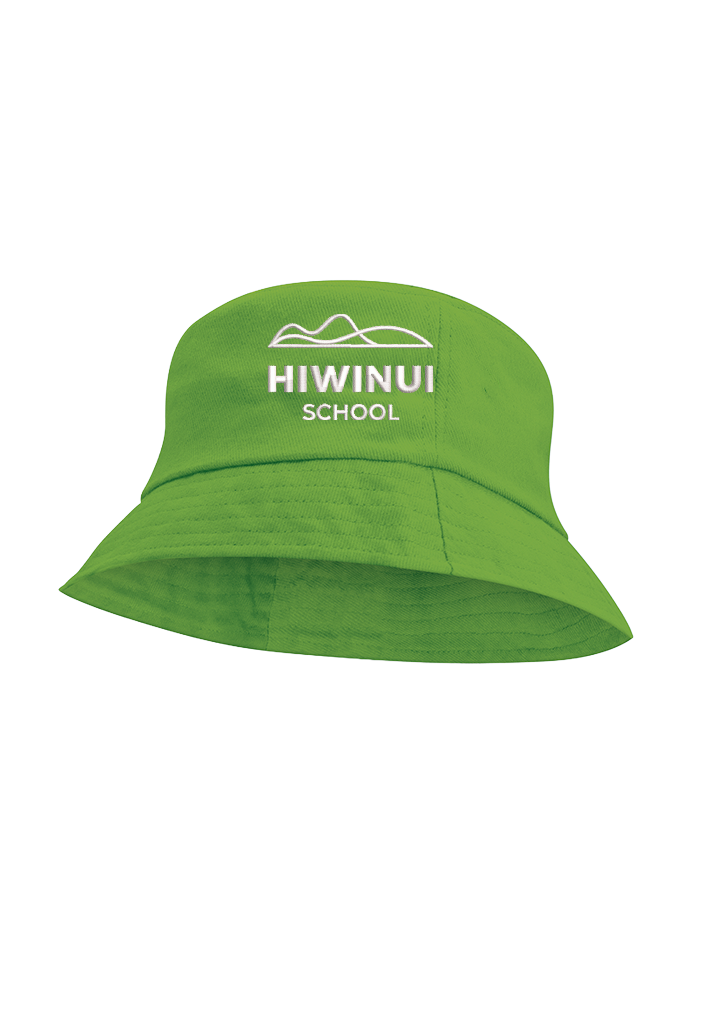 Hiwinui School Bucket Hat Kiwi Green